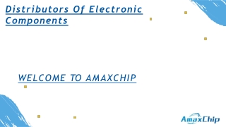 Distributors Of Electronic Components in USA