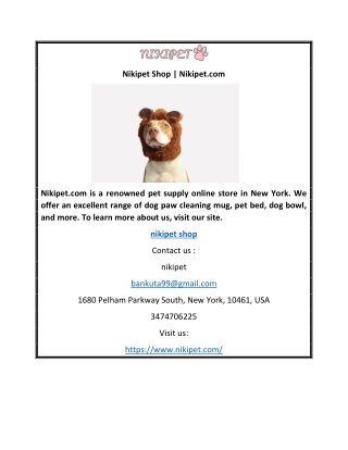 Nikipet Shop | Nikipet.com