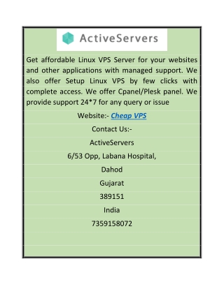 Cheap Vps Hosting Services