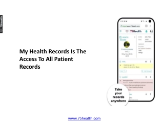 My Health Records Is The Access To All Patient Records