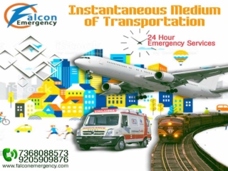 Falcon Emergency Train Ambulance Service in Ranchi and Patna- Affordable and Immediate Relocation