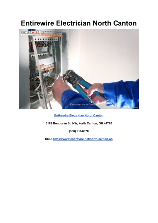 Entirewire Electrician North Canton