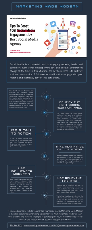 Tips To Boost Your Social Media Engagement - PDF