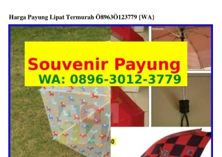 Harga Payung Lipat Termurah (1)