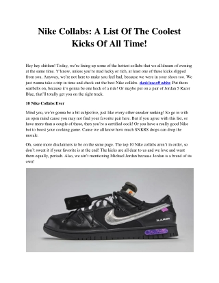 NIKE DUNK LOW x OFF-WHITE - Lot 1 | BELART