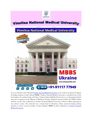 Vinnitsa National Medical University