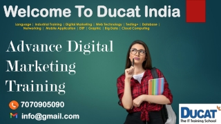 Advance Digital Marketing Training