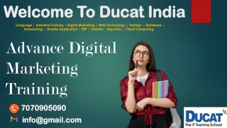 Advance Digital Marketing Training