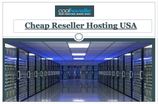 Cheap Reseller Hosting USA