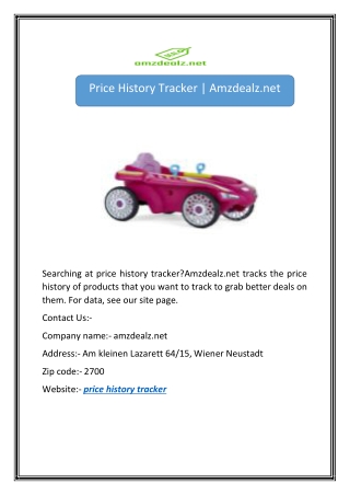Price History Tracker | Amzdealz.net