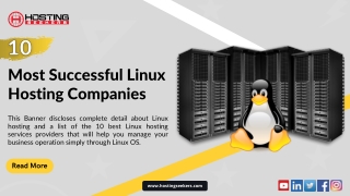10 Most Successful Linux Hosting Companies