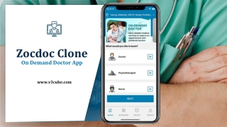 Zocdoc Clone On Demand Doctor App