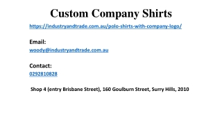 Customized Company Shirts – A Powerful Advertising Tool