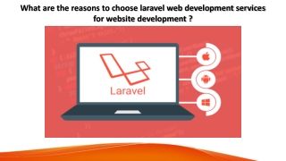 reasons to choose laravel web development services