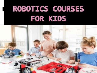 Robotics courses for kids