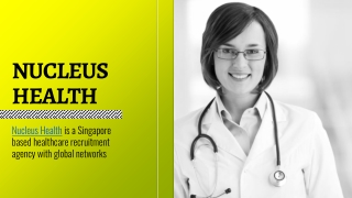NUCLEUS HEALTH - CV for Medical job