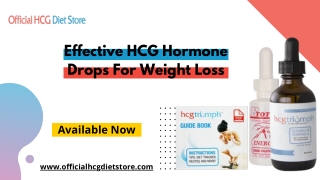 Effective HCG Hormone Drops For Weight Loss