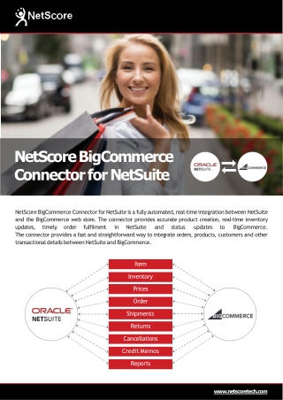 NetScore BigCommerce Connector for NetSuite