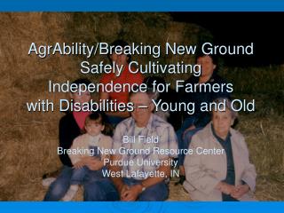 Most Frequently Reported Types of Disability Conditions in the Farm and Ranch Population