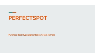 5 Best Hyperpigmentation Cream In India