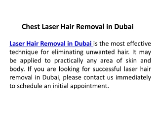 5 FACTS MEN NEED TO KNOW ABOUT LASER CHEST HAIR REMOVAL