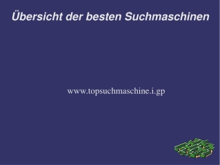 Topsuchmaschine
