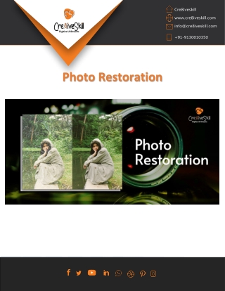 Best Quality Photo Restoration Online Services | Cre8iveSkill