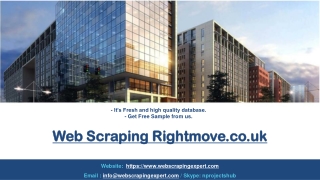 Web Scraping RightMove.co.uk