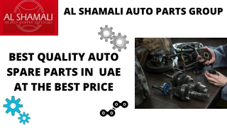 Get Quality Spare Parts in UAE - Al Shamali Auto Parts Group