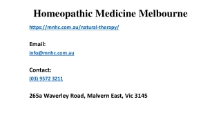 How Homeopathic Medicine Melbourne Can Help In Holistic Health Maintain?