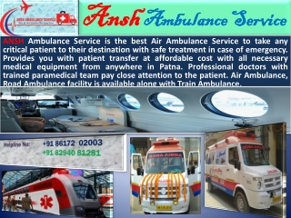 Get the Best Ambulance Service in Guwahati with experienced EMTs.