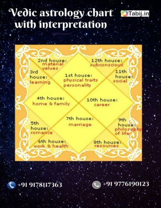 Vedic astrology chart with interpretation-tabij.in_