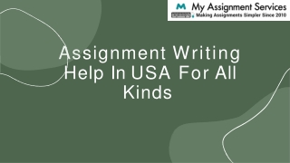 Assignment Writing Help In USA For All Kinds-converted