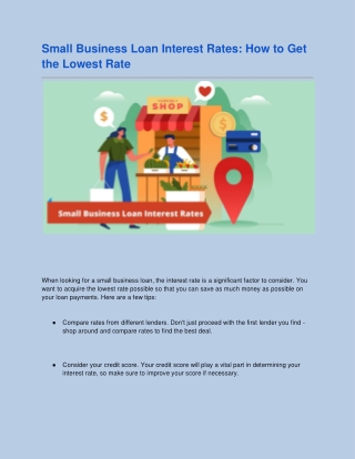 Small Business Loan Interest Rates-converted
