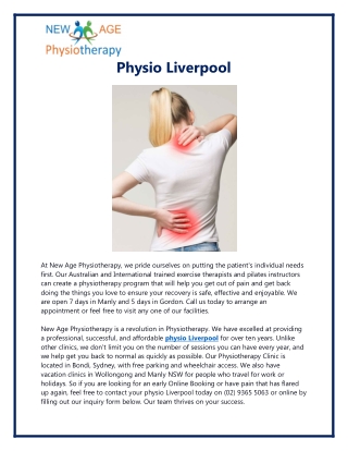 Physio Liverpool