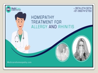 Best Homeopathy Treatment for Allergic Rhinitis  at multicarehomeopathy