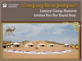 Luxury Camp-Resorts Invites You For Royal Stay