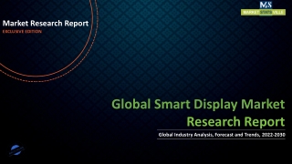 Smart Display Market Industry Share, Size, Regional Growth Analysis and Forecast