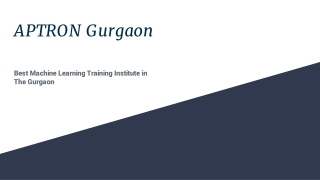 Machine Learning Course in Gurgaon