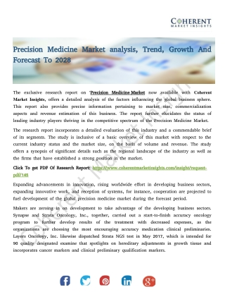 Precision Medicine Market