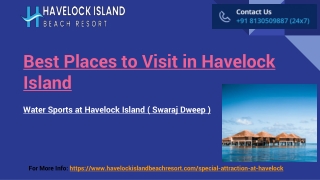 Best Places to Visit in Havelock Island