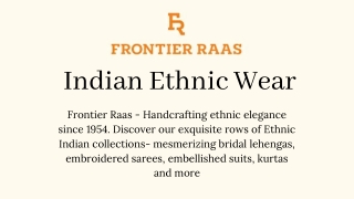 Indian Ethnic Wear