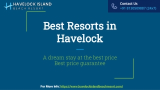 Best Resorts in Havelock