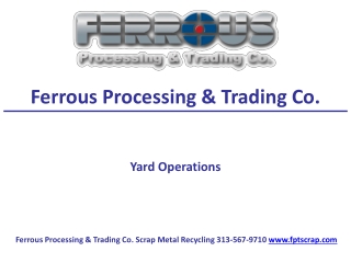 Ferrous Processing & Trading Co. Yard Operations