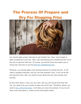 buy online hair spray