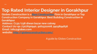 _Top Rated Interior Designer in Gorakhpur