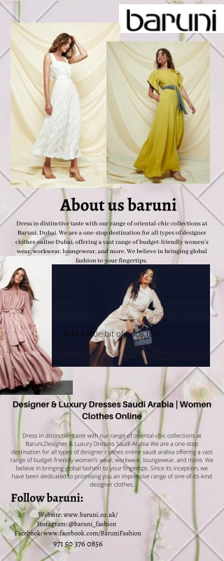 Designer & Luxury Dresses Saudi Arabia  Women Clothes Online