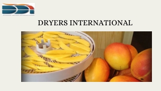 Fruit Dryers