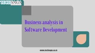 Business analysis