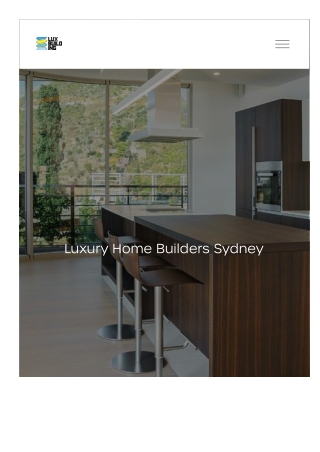 Luxury Home Builders Sydney